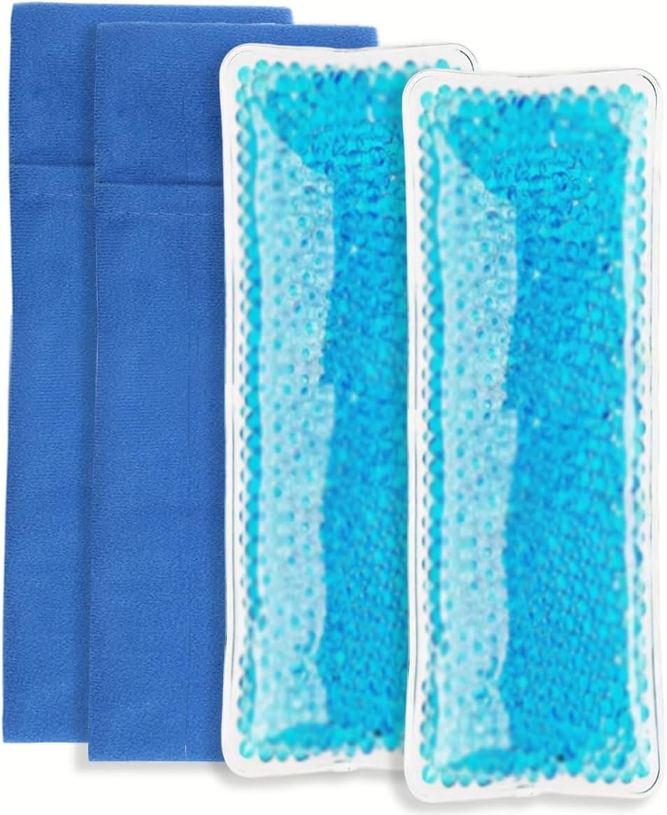 (2 Sets) Reusable Perineal Cooling Pad, Hemorrhoid and Perineal Ice Packs, Postpartum and Hemorrhoid Pain Relief, Hot & Cold Packs for Women After Pregnancy and Delivery (Large Size)