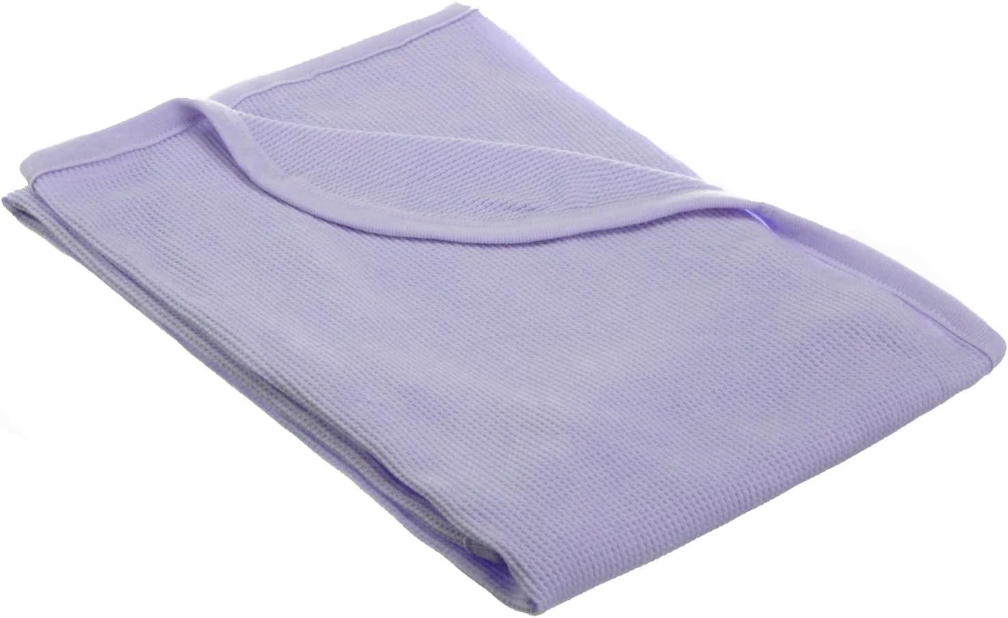 TL Care 100% Cotton Thermal Waffle Swaddle Blanket (30″ x 40″), Soft, Breathable & Stretchy, Lavender, for Boys and Girls, Perfect for Swaddling, Travel and Gifting