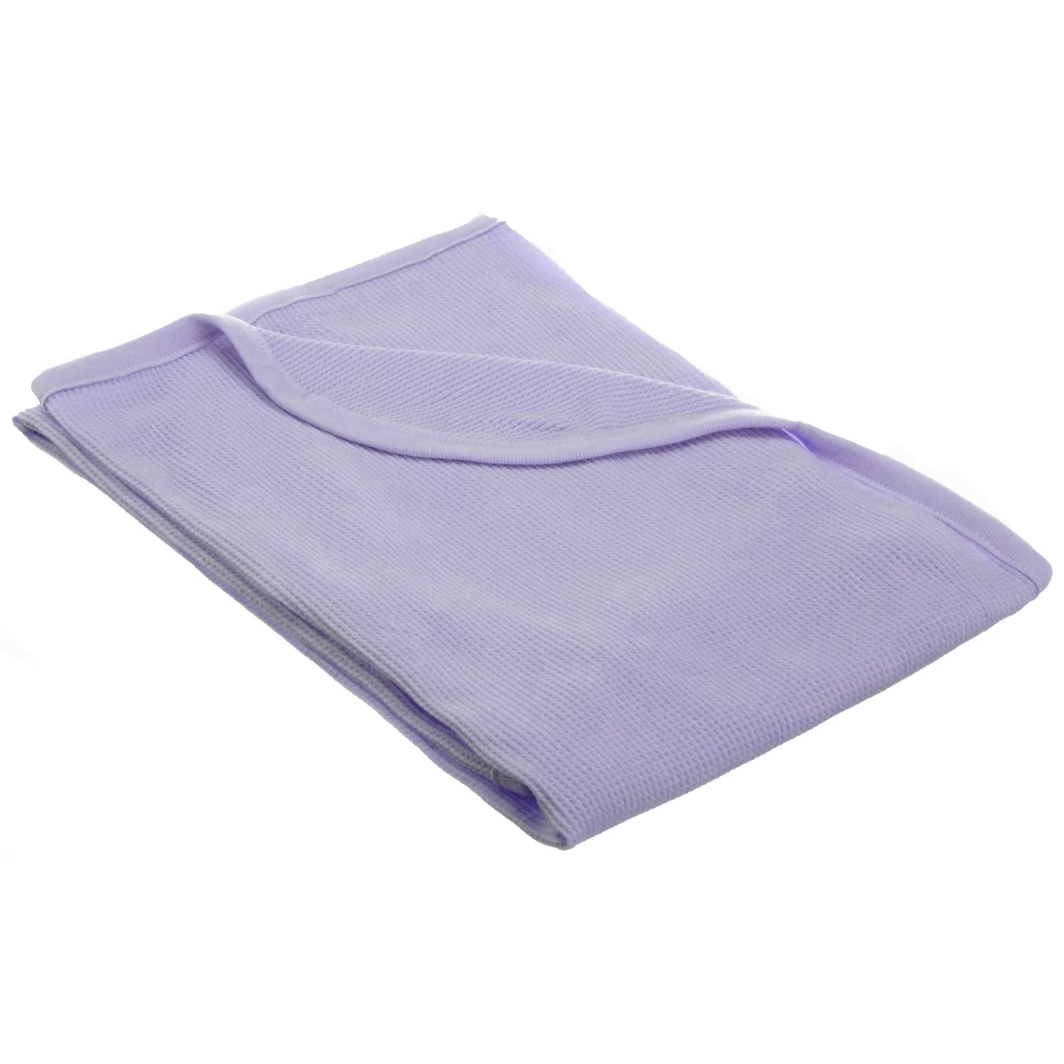 American Baby Company 100% Cotton Thermal Waffle Swaddle Blanket (30″ x 40″), Soft, Breathable & Stretchy, Lavender, for Boys and Girls, Perfect for Swaddling, Travel and Gifting