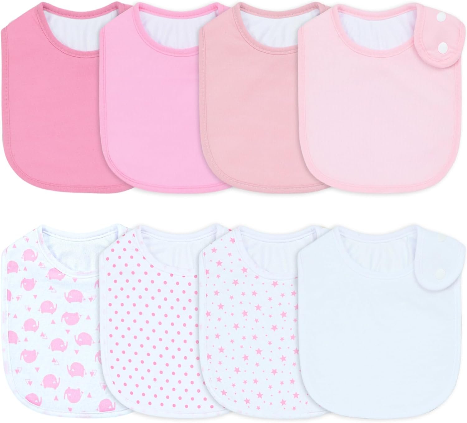 Waterproof Baby Bibs for Boys & Girls Soft and Absorbent Bandana Drool Bibs Set for Infant Newborn 0-12 Months