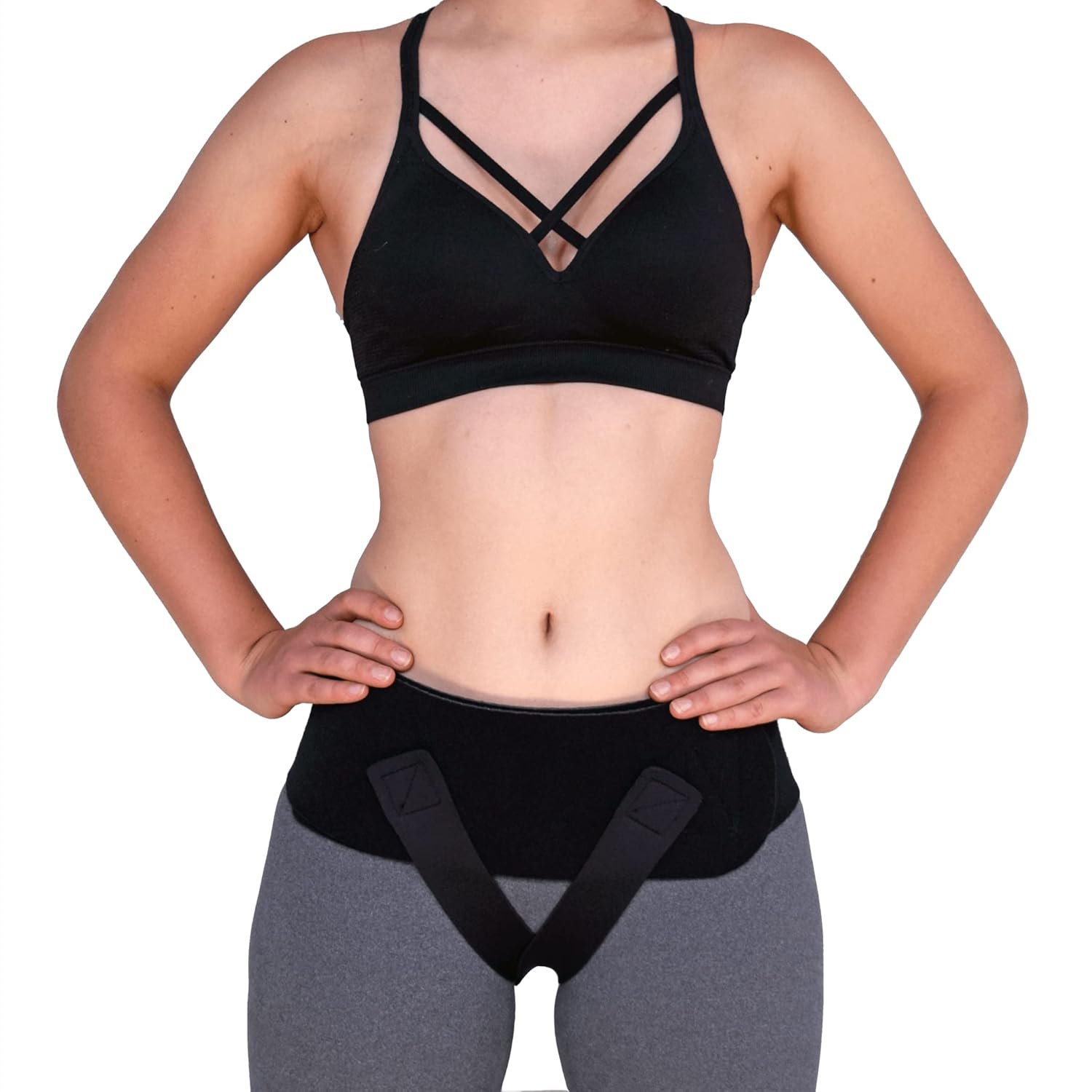 Baby Belly Band – Pregnancy & Maternity Belt With Medium Compression Groin Band – For Back, Hernia, and Pelvic Floor Pain – Medium