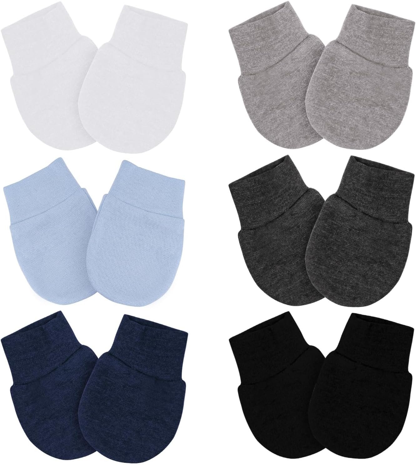 Baby Mittens No Scratch Mittens Infant Soft Gloves Mittens for 0-6 Months Boys Girls