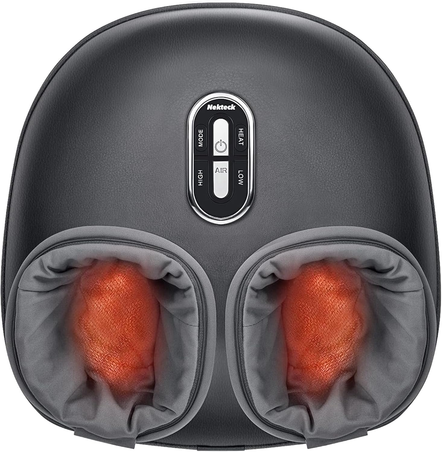 Nekteck Shiatsu Foot Massager with Heat [2026 Upgraded], 3 Modes Deep Kneading Therapy Air Compression, Feet Massage for Plantar Fasciitis, Relaxation Gifts for Men Women Mom Dad Birthday Mother’s Day