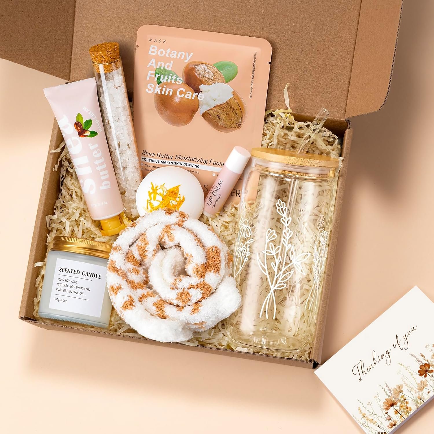 Self Care Gifts for Women Get Well Soon Gifts Care Package, Thinking of You Gift for Women Relaxing Spa Feel Better Gift, Mental Health Stress Relief Box Mothers Day Ideas for Mom Her Sister Friends